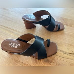 Franco Sarto safia block heel sandal size 9M